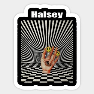 Illuminati Hand Of Halsey Sticker